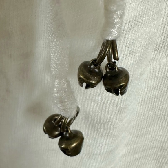 Free People Edwardian Romantic Ethereal Ally  Tunic in Optic White Medium NEW - Picture 11 of 15